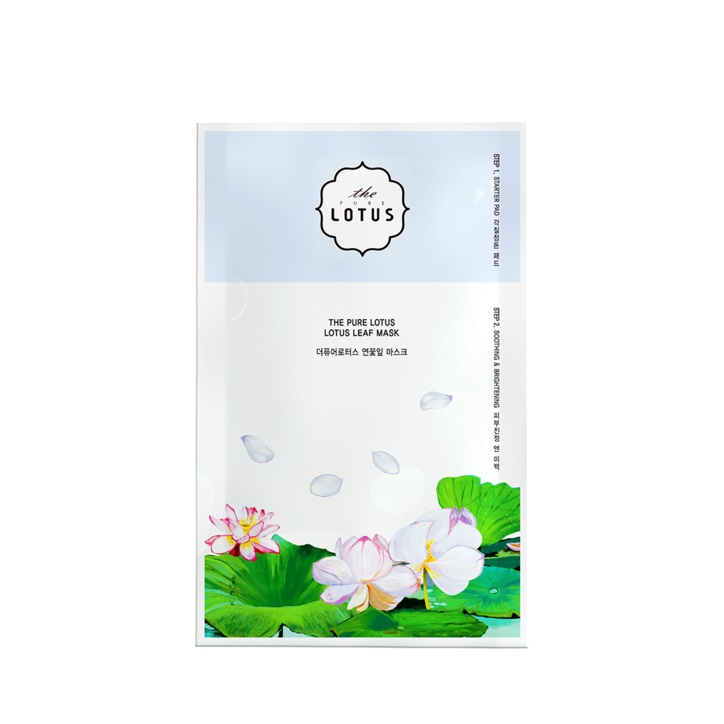 Τhe Pure Lotus Soothing + Brightening Sheet Mask Set 5 Pieces
